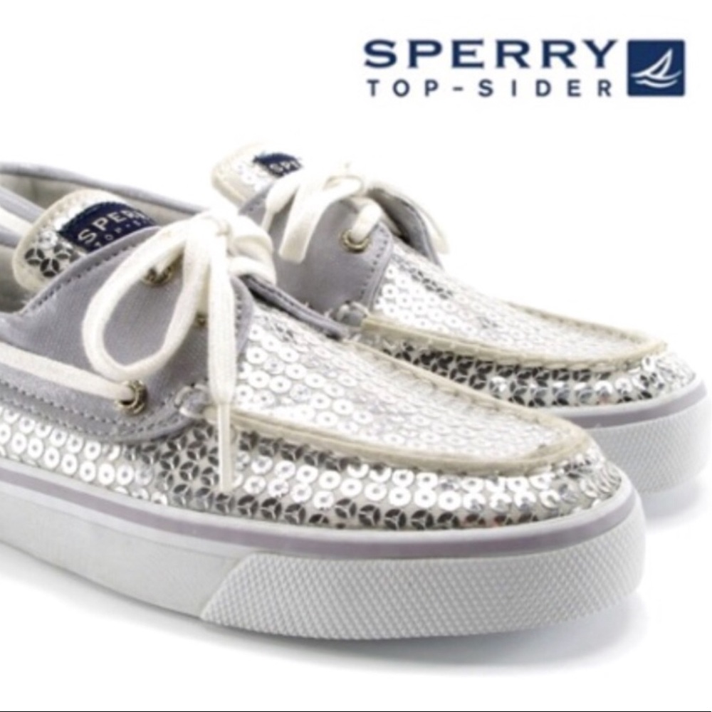 Sequin Sperry topsiders